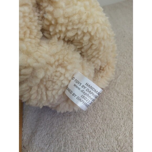 PUPPET PLUSH DAPHNE  TIGER BRIGHT ORANGE WITH BLACK STRIPES - Picture 5 of 6